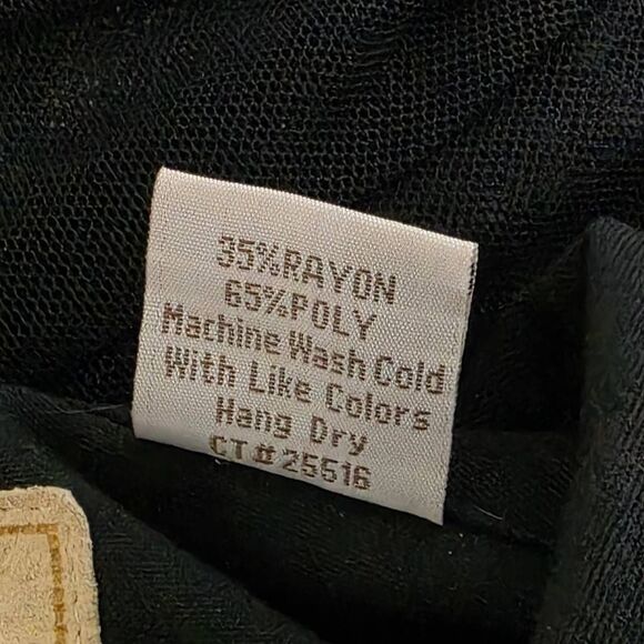 Scully Mens Embroidered Western Shirt Black Red XXL - Picture 12 of 13